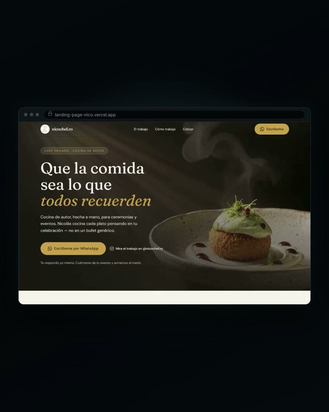 Sitios web a medida que venden